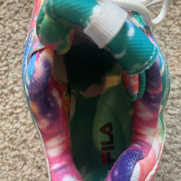 NWOT FILA Women’s Disruptor II Tie Dye Platform Sneakers U.S. Size 8.5 - Picture 10 of 12